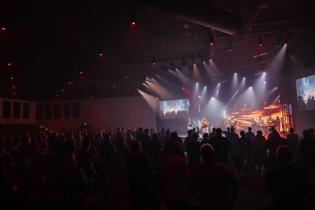 Men gathered at the Uncommon Men's Conference
